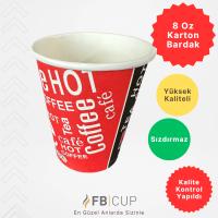 8 Oz Karton Bardak 1.000 Adet