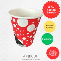 8 Oz Karton Bardak 1.000 Adet