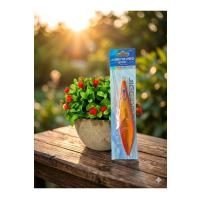 Jigging Pro 210g Jig Suni Yem - Turuncu & Altın Renk - Profesyonel Tuzlu Su Balıkçılık Yemi