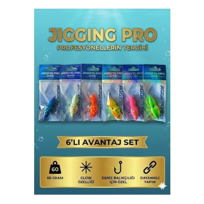 60 Gr Slow Jig Yemi 6'lı Avantaj Seti – Profesyonellerin Tercihi, Balıkçıların Gücü!