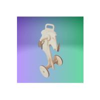 Montessori Çocuk Denge Bisikleti 2-6 Yaş MDF At Başlık