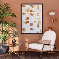 10090 Alçı Dokulu Kanvas Tablo 50x70