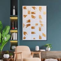 10090 Alçı Dokulu Kanvas Tablo 50x70