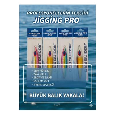 110 Gr Slow Jig Yemi 4'lü Avantaj Seti