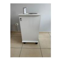 Taşınabilir Mobil Lavabo - Yeni Yönetmeliğe Uygun Muayenehane Tipi - Şarjlı Pompalı (75x42x42 cm)
