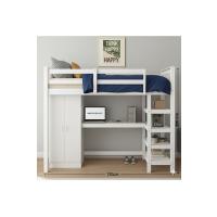 MyCampus Çok Fonksiyonlu Çalışma Masası (Ranza + Masa + Dolap + Raf) 1.Sınıf Mdf