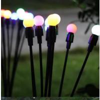 2 Adet 10 Renkli Güneş Enerjili Hareketli Bahçe Aydınlatması - Solar Dekoratif Lamba (Rengarenk)