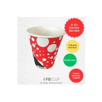 8 Oz Karton Bardak – 1.000 Adet – Sızdırmaz Garantili & Yüksek Kalite (Sıcak ve Soğuk İçecek İçin)