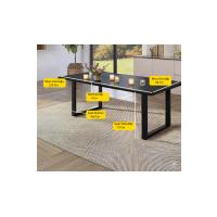 MDF ve Metal Ayaklı Modern Yemek Masası (120x80 cm)