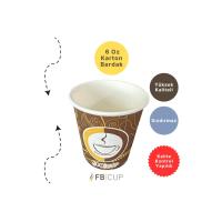 6 Oz Karton Bardak 3.000 Adet Sızdırmaz