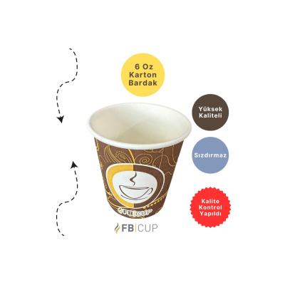 6 Oz Karton Bardak 3.000 Adet Sızdırmaz