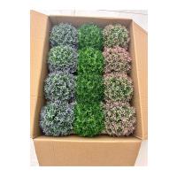 12'li Saksılı Yapay Çiçek Seti - Cafe Restoran ve Ev İçin Renkli Masa Dekoru