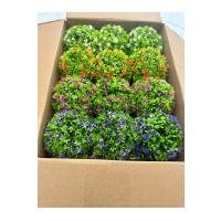 12'li Karışık Renk Yapay Çiçek Seti - Ev, Ofis, Kafe ve Restoran Dekorasyonu İçin