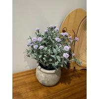 3’lü Dekoratif Yapay Çiçek Seti – Saksıda Mor, Beyaz, Pembe Aranjman