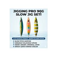 90g Slow Jig Seti - 3'lü Avantaj Paketi: Derin Suların Yeni Hakimi!