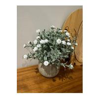 3’lü Dekoratif Yapay Çiçek Seti – Saksıda Mor, Beyaz, Pembe Aranjman