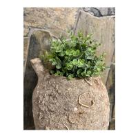 Nordik Stil Saksılı Yeşil Yapay Bitki - Masa Üstü ve Raf İçin Gerçekçi Yeşillik