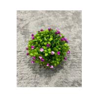 Dekoratif Saksılı Yapay Çiçek - Küçük Mor Güller Masaüstü Ofis ve Ev Süsü Hediyelik