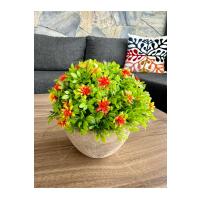 Premium Yapay Çiçek Saksılı Portakal Detaylı Ev Ofis Dekorasyonu ?