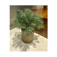 Saksılı Yapay Dağ Kekiği - Doğal Görünümlü Dekoratif Saksı Bitkisi - 18x13 cm