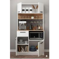 Modern Kahve Köşesi ve Çok Amaçlı Mutfak Dolabı 1. Sınıf MDF