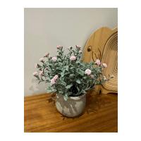 3’lü Dekoratif Yapay Çiçek Seti – Saksıda Mor, Beyaz, Pembe Aranjman