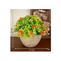 Premium Yapay Çiçek Saksılı Portakal Detaylı Ev Ofis Dekorasyonu ?