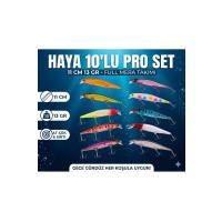 10'lu Efsane Rapala Seti 11 cm 13 gr - Levrek, Lüfer ve Turna Avcısı (At-Çek & Sırtı Uyumlu)