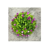 Dekoratif Saksılı Yapay Çiçek - Küçük Mor Güller Masaüstü Ofis ve Ev Süsü Hediyelik