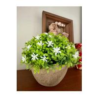 Premium Yapay Çiçek Beyaz Bahar Dalı Dekoratif Ev Ofis Bitkisi ?