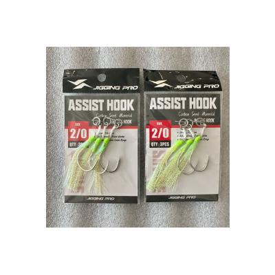  2/0 Neon Green Asist İğne Seti - 2 Paket (Toplam 6 Adet)