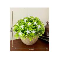 Premium Yapay Çiçek Beyaz Bahar Dalı Dekoratif Ev Ofis Bitkisi ?