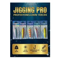 60 Gr Slow Jig Suni Balık Yemi - 5'li Avantaj Seti (Glow Özellikli)