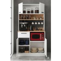 Modern Kahve Köşesi ve Çok Amaçlı Mutfak Dolabı 1. Sınıf MDF