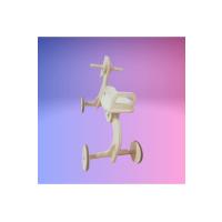 Montessori Çocuk Denge Bisikleti 2-6 Yaş MDF At Başlık