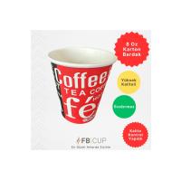 8 Oz Karton Bardak – 1.000 Adet – Sızdırmaz Garantili & Yüksek Kalite (Sıcak ve Soğuk İçecek İçin)