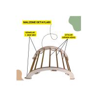 Sallanan Çocuk Yatağı, Montessori Çocuk Yatağı Minderli