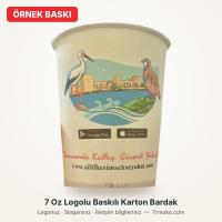 Logolu Baskılı Karton Bardak – Size Özel Tasarım (500 Adetten 30.000 Adete)