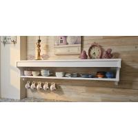 Café Royale Vintage Mutfak Rafı - Dekoratif Fincan ve Kupa Askılığı - Şık Tasarım 120cm 1. Sınıf MDF