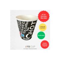 8 Oz Karton Bardak – 1.000 Adet – Sızdırmaz Garantili & Yüksek Kalite (Sıcak ve Soğuk İçecek İçin)