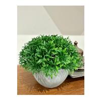 Yapay Scleranthus (Minder Çiçeği) Antrasit Saksılı Premium Dekoratif Bitki ?