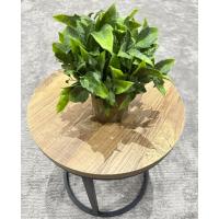 Dekoratif Eskitme Gri Saksıda Gerçekçi Yapay Yeşil Bitki - Modern Masa ve Raf Çiçeği (24x18 cm)