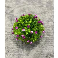 Dekoratif Saksılı Yapay Çiçek - Küçük Mor Güller Masaüstü Ofis ve Ev Süsü Hediyelik