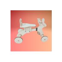 Montessori Çocuk Denge Bisikleti 2-6 Yaş | MDF Tavşan Başlıklı Tasarım