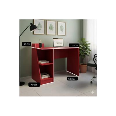 3I Atlas Çalışma Masası Kırmızı Renk 1.Sınıf Mdf