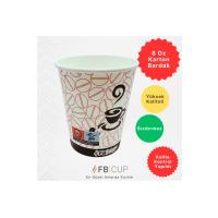 8 Oz Karton Bardak – 1.000 Adet – Sızdırmaz Garantili & Yüksek Kalite (Sıcak ve Soğuk İçecek İçin)