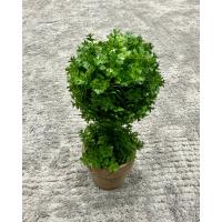 Ev ve Ofis Hediyesi Dekoratif Yapay Şimşir Ağacı - Saksılı 10x24 cm