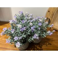 Evinize Bahar Havası Getirecek: 3'lü Dekoratif Yapay Çiçek Seti (Mor Lavanta Esintisi)