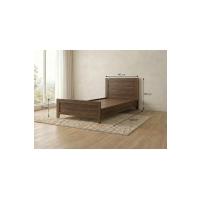 Prime Soft 90x190 cm Tek Kişilik Karyola - 1. Sınıf MDF - Ceviz Renk - Modern Ahşap Yatak