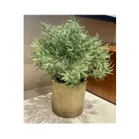 Saksılı Yapay Dağ Kekiği - Doğal Görünümlü Dekoratif Saksı Bitkisi - 18x13 cm